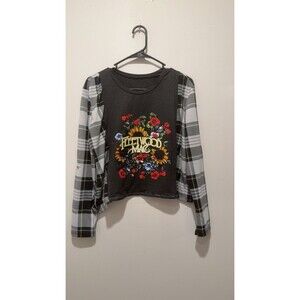 Rework Upcycle Grunge Oversize Fleetwood Mac Sweater XS/S
